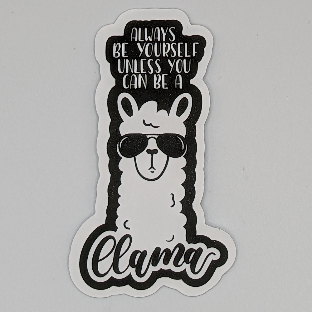 Llama Sticker - Picture 1 of 2